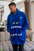 Snuggs Blanket Hoodie Royal Blue Monster